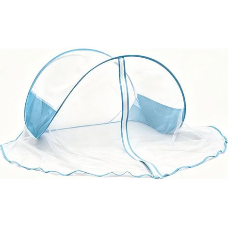 Sollbry Mini Moustiquaire Pliable pour Tête UltraléGère Moustiquaire Tente pour Literie Camping Voyage Terrasse,Sac de Couchage Moustiquaire Tête Mini (1/5)
