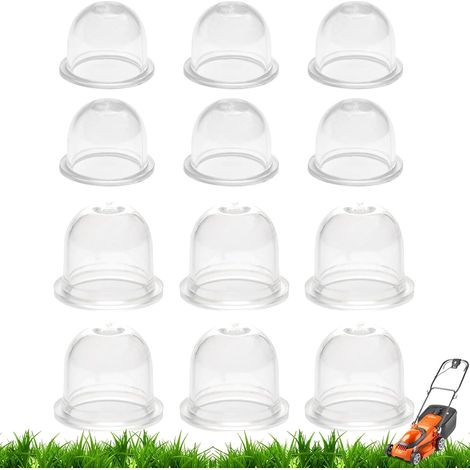 Bomba de cebador blanca de 12 piezas, 19 mm/22 mm, bomba de combustible, carburador, depósito de aceite para desbrozadora FS38, FS40, FS45, FS50, FS55, FS75 y FS80. (1/5)