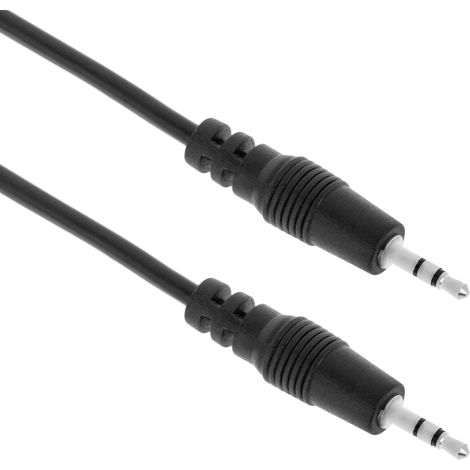 BeMatik - Câble audio stéréo 2,5 mm à 3,5 mm mâle mâle 3 m (1/5)