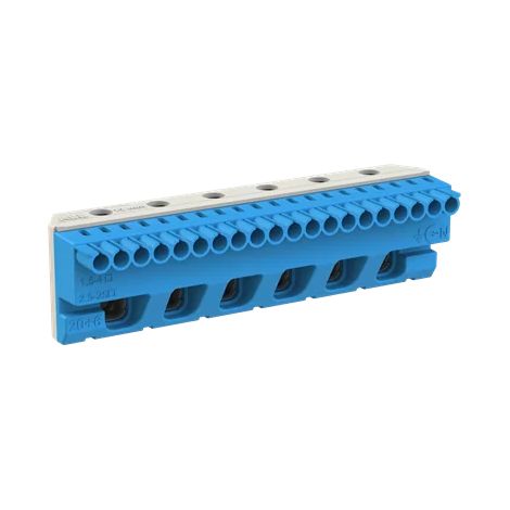 ABB 799207 Bornier neutre mistral 20x4mm≤+6x25mm≤-rapide et à vis