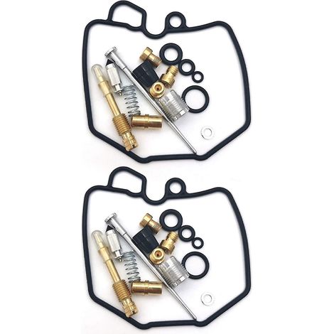 Crea – Kit de réparation carburateur moto Honda CX500 1980-1982 – 2 jeux de pièces en métal – Fonctionnement optimal – Durable (1/5)