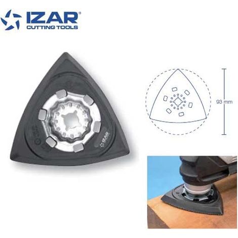 plateau de ponçage triangulaire outil-multifonctions Starlock Izar 93 mm