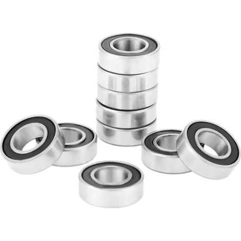 20 Pieces 688-2RS High Precision Deep Groove Ball Bearings, Rubber Sealed, Metal, 8x16x5mm for Machinery, Household Appliances (1/5)
