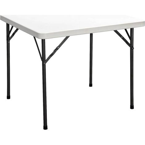 TAVOLO QUADRATO PIEGHEVOLE 'PARTY' cm 87 x 87 x h. 74 - colore bianco