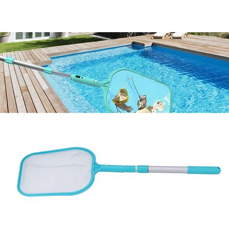Épuisette télescopique de 100 cm avec manche pour le nettoyage des piscines (1/5)