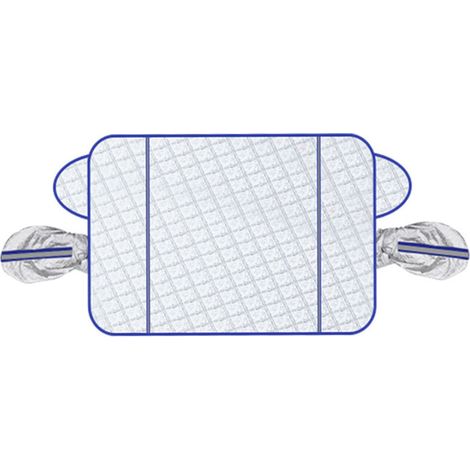Telo copriparabrezza pieghevole e impermeabile per auto con chiusura magnetica, protezione solare, antigelo, copertura per parabrezza anteriore per auto, anti-UV, protezione da pioggia e neve, 145 x 1