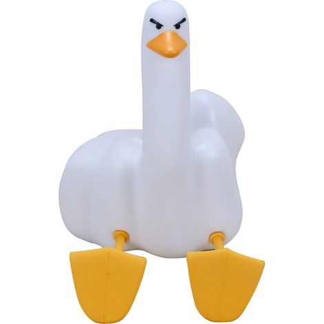 Veilleuse interactive canard silicone avec support téléphone et charge USB, lampe de chevet tactile design original et multifonction (1/5)