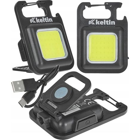 Mini torcia tascabile con magnete LED COB 6W 500mAh 300lm IPX4 - confezione espositiva (18/216) (1/5)