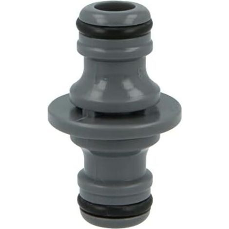 5.5x3.5x3cm Connexion Rapide Et Facile Pour Les Tuyaux D'Arrosage Raccordement Rapide Et Facile Pour Tuyaux D'Arrosage Joint 2 Tuyaux Avec Connecteurs Femelles Plastique Abs Gris (1/5)