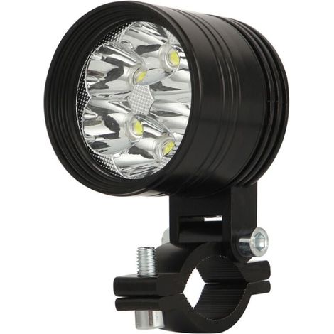 1 pièces Super lumineux blanc moto LED projecteur phare étanche Spot tête lampe conduite antibrouillard 6000K - 60W (1/4)