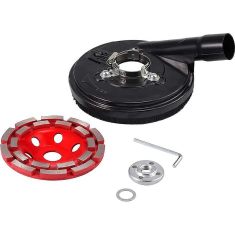 Bouchon anti-poussière pour meuleuse d'angle de 125 mm avec disque diamanté de 125 mm, compatible avec les meuleuses d'angle à béton. (1/5)