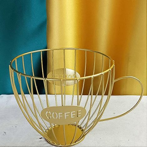 Présentoir à capsules de café et de fruits, noir, idéal pour les cafés et les hôtels. (1/5)