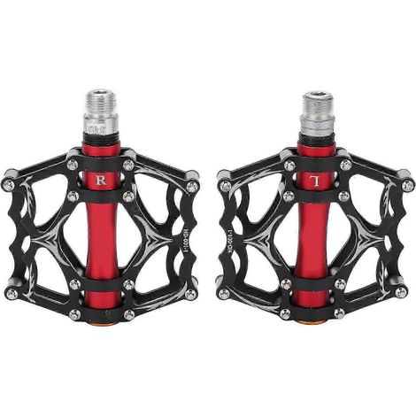 Pédales de vélo plates, résistantes, légères et antidérapantes pour la pratique du vélo (1/5)