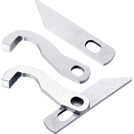 4-teiliges Messerset für Haushaltsnähmaschinen, kompatibel mit den Modellen 925D, 929D, 935D, 1034D, Ober- und Unterteil X77683001 XB0563001 (1/4)