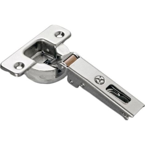 Charnière invisible série 100 à visser pour porte mince 10mm bras droite finition argentée SALICE C1A6A99 (1/2)