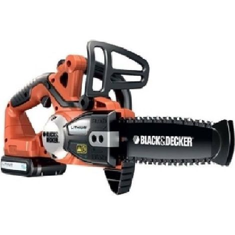 BLACK+DECKER GKC1820L20 Akku Kettensäge 18V 2,0Ah Schwertlänge 20 cm mit Akku (1/10)