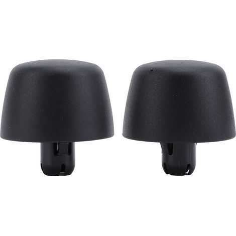 Ortviai Tampons de butée de capot en caoutchouc noir 55395650AD pour Jeep Wrangler JK (2007–2018), paire (1/5)