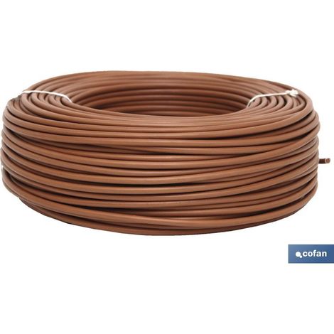 Rouleau de Câble H07v-K 1x6mm2 Marron (100m) (1/3)