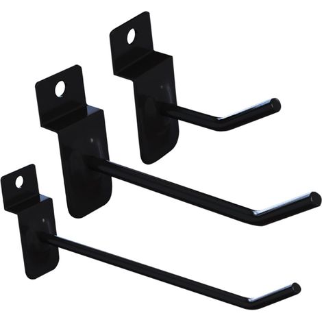 Piece Display Rack Pegboard Hooks Wall Organizers Black