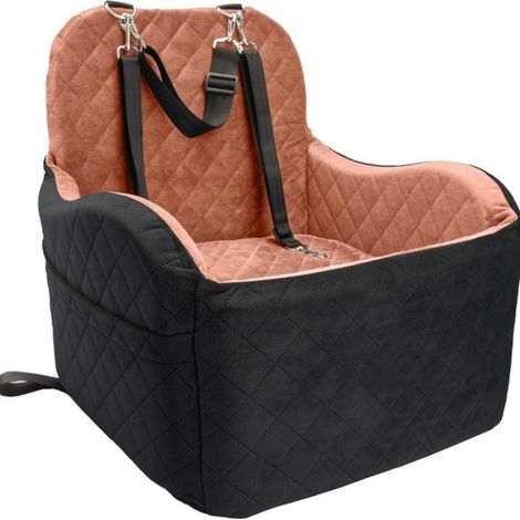 Housse de siège auto pour chien avec couchage intégré sièges avant et arrière, utilisable en hiver (1/5)