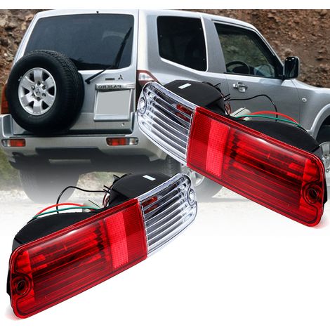 Feu combiné de pare-chocs arrière compatible Mitsubishi Pajero Montero Shogun V73 V75 V77 2003 2004 2005 2006 Feu antibrouillard arrière et clignotant, disponible côté gauche conducteur / droite pass (1/4)