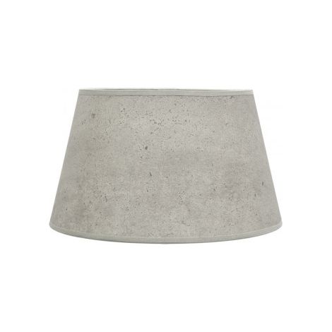 Salma E27 grauer Zement Lampenschirm 30dx22dx17h offen konisch