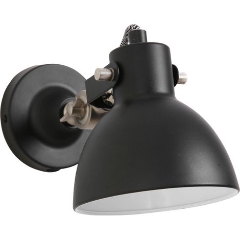 Mexlite - aplique de pared - Cera - negro - metal - lámpara de (1/4)