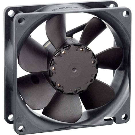 ebm-papst 8412NGH ventilateur axial noir 80x80x25 mm