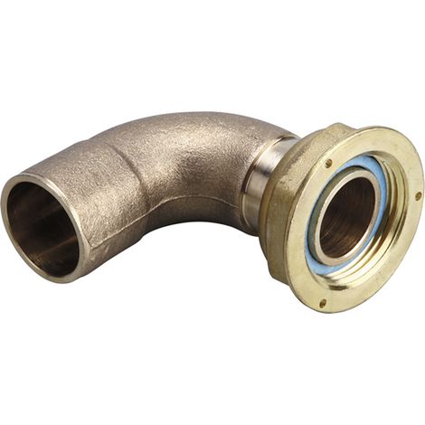 Coude 2 pièces 90° à joint plat sortie compteur 6x20-22 - GURTNER