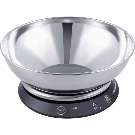 Bilancia da cucina con ciotola Blaupunkt fino a 5 kg 1 g 3xAAA
