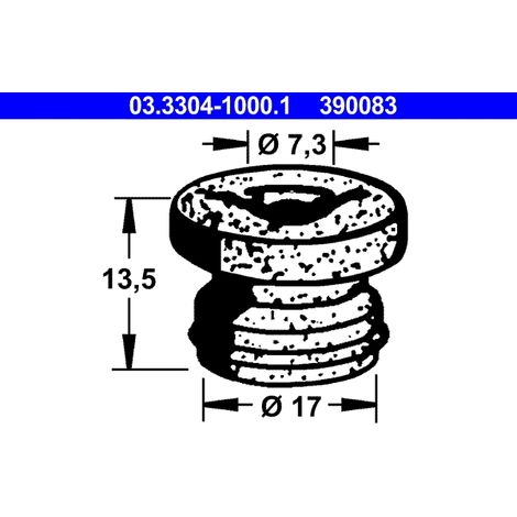 Bouchon, filtre déshydratant du liquide de frein ATE 03.3304-1000.1 0710133