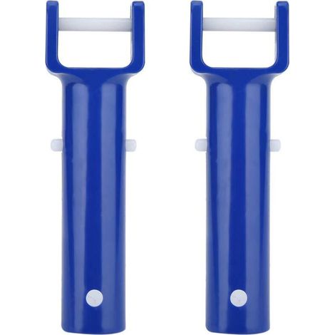 Ensemble de 2 poignées de rechange pour piscine - joint de fixation pour poignée télescopique-Crezuo