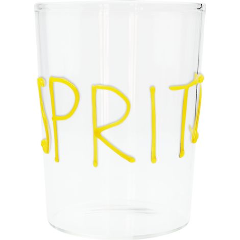 WD LifeStyle Bicchiere da Cocktail Vetro Borosilicato Cc  500 Ml Scritta Spritz