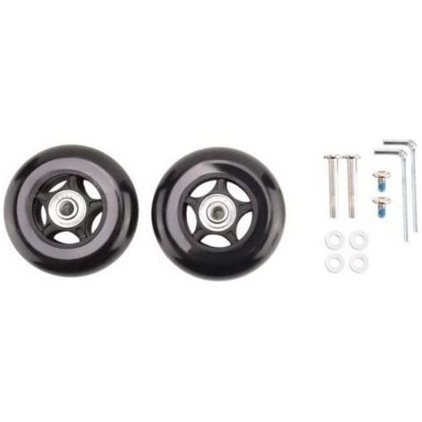 Roues de Rechange pour Valise 80mm Diamètre Universel Roulement à Billes (1/4)