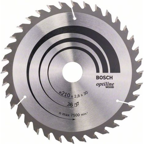 Bosch PRO Wood Kreissägeblatt, 210 x 2,8 x 30 mm, T36 (1/5)