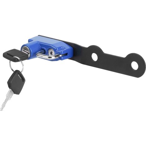 Motorrad-Modifikations-Helmschloss-Halterungshaken aus Aluminiumlegierung, passend für YAMAHA MT-10/FZ-10 2016, Blau (1/5)