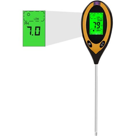 4-in-1 Digital Soil pH Tester for Soil Moisture, Soil Moisture Meter for Gardening, Agriculture and Outdoor Plants (1/5)