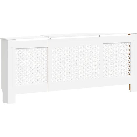 Cache-radiateur MDF Blanc 205 cm