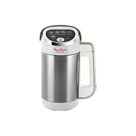 Moulinex – Blender chauffant 1,2L 1000W – LM841B10 – Acier inoxydable – 5 programmes – Nettoyage automatique – Interface LED intuitive