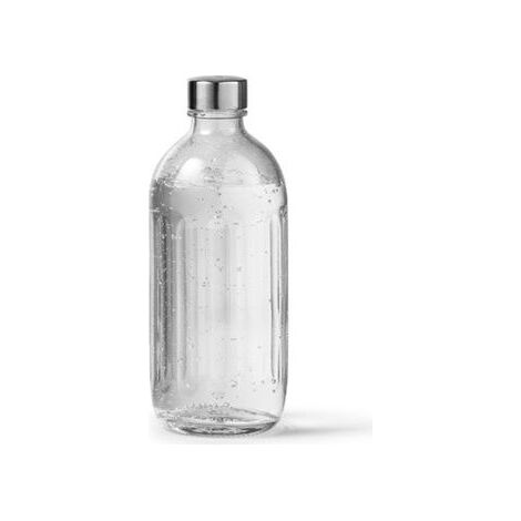 Botella de vidrio - Aarke - AAGB-Steel - 800 ml - Acero inoxidable - Silicona