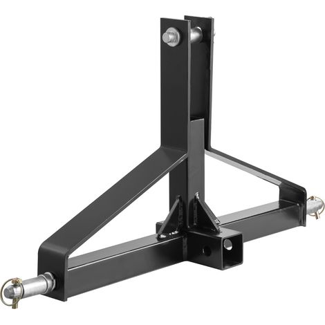 Attelage 3 points avec récepteur 2 pouces, adaptateur pour tracteur catégorie 1, capacité 3000 lbs, compatible Kubota, Mahindra, Ford, Yanmar, John Deere. (1/5)