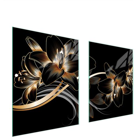 PLACA PROTECTORA DE VIDRIO PARA ESTUFA 85x52 ORQUÍDEA (1/5)