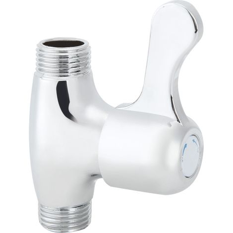 Robinet d'arrêt laiton G1/2in à G1/2in pour robinetterie salle de bain cuisine vanne droite contrôle eau 1 pièce (1/5)