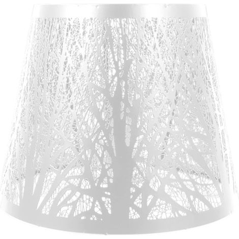Abat-jour en fer forgé creux (1 pièce), abat-jour tambour pour lampes de table, grand abat-jour en fer pour lampe de table, abat-jour pour lustre, abat-jour gothique, abat-jour en forme d'arbre, lampe (1/5)