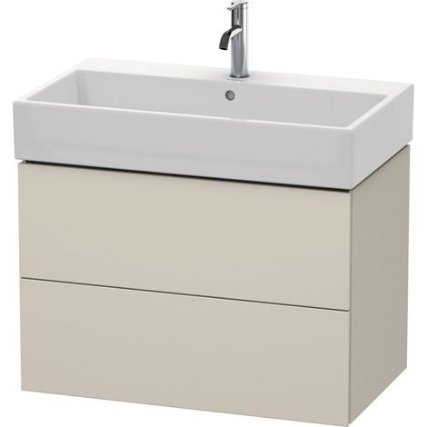 Mueble bajo encimera Duravit L-Cube, de pared, 2 cajones, 78,4 x (1/5)