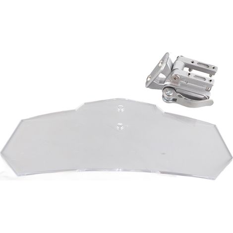 Pare-brise moto transparent, déflecteur de vent universel pour motocyclette, bords lisses, protection contre le vent, universel (1/5)