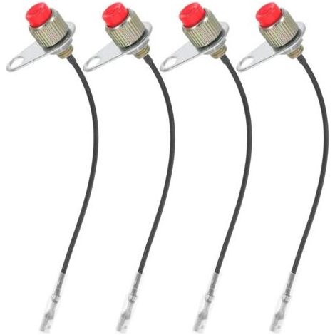 Lot De 4 Interrupteurs Marche/Arrêt Compacts Pour Tondeuse À Gazon 6.10X1.26X0.55 Pouces Pièces De Remplacement Faciles À Installer Pour Jardin (1/5)