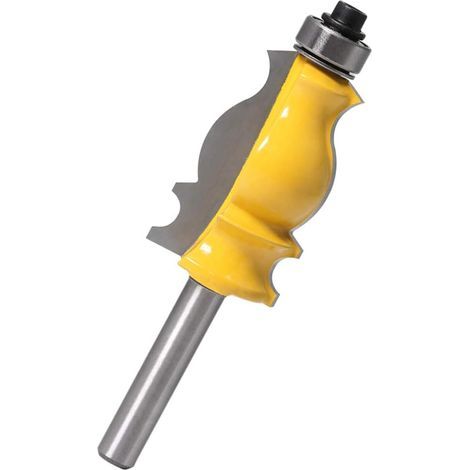Fresa ranuradora AIDUCHO de 8 mm para carpintería arquitectónica, fresa de cola de pez, fresa para ranurar espigas para carpintería. (1/5)