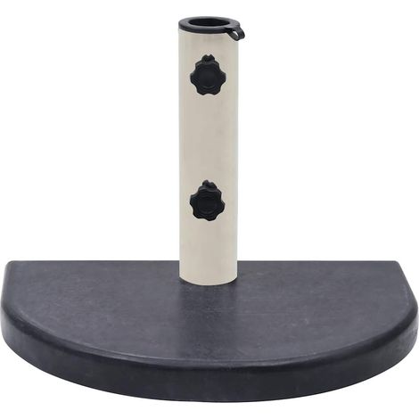 Maison Exclusive - Base per Ombrellone Nera 40x28x4 cm in Granito