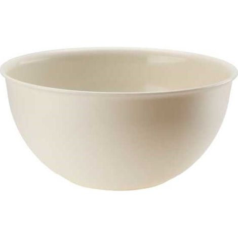 Bol de cocina de plástico color crema Molly de 5 litros